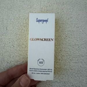 Supergoop Glow Screen SPF 40 - 20 ml - never opened